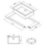 Smeg VQ72-2 Quadra Single Bowl Ultra Low Profile Sink
