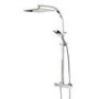 Bristan Vertico Thermostatic Mixer Bar Shower with Square Overhead & Handset