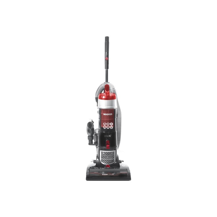 Hoover VR81OF01 Vision ONEfi Upright Vacuum Cleaner - Black Silver And Red