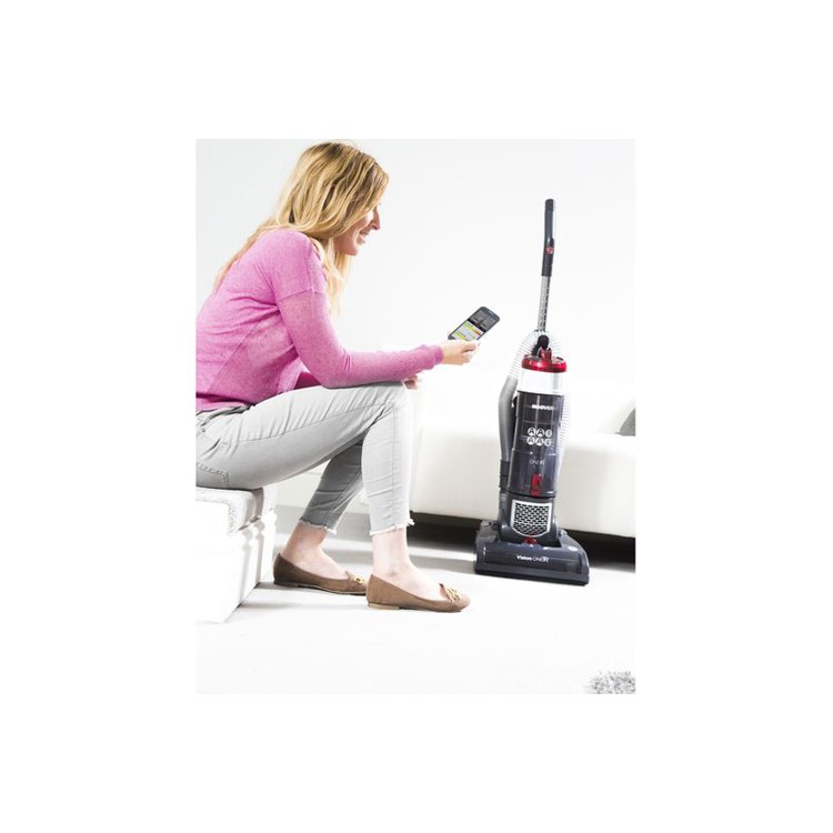 Hoover VR81OF01 Vision ONEfi Upright Vacuum Cleaner - Black Silver And Red
