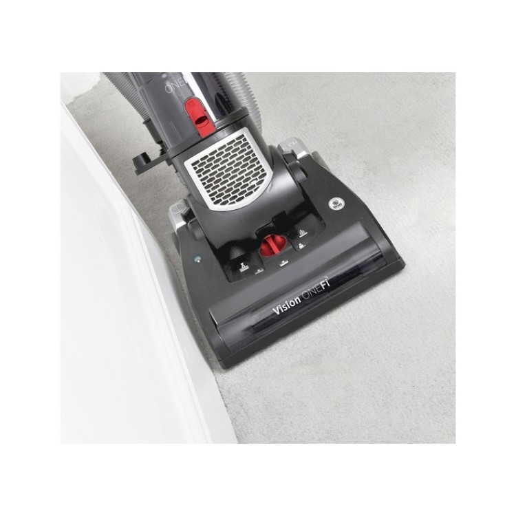 Hoover VR81OF01 Vision ONEfi Upright Vacuum Cleaner - Black Silver And Red