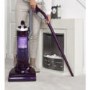 Hoover VR81VR01001 Vision Reach Bagless Upright Vacuum Cleaner Silver and Purple