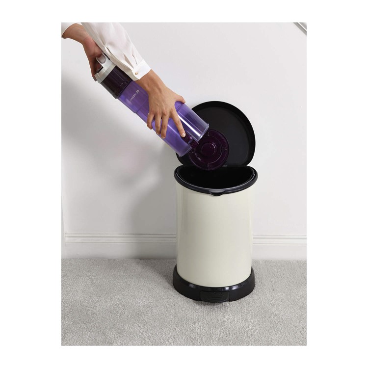 Hoover VR81VR01001 Vision Reach Bagless Upright Vacuum Cleaner Silver and Purple