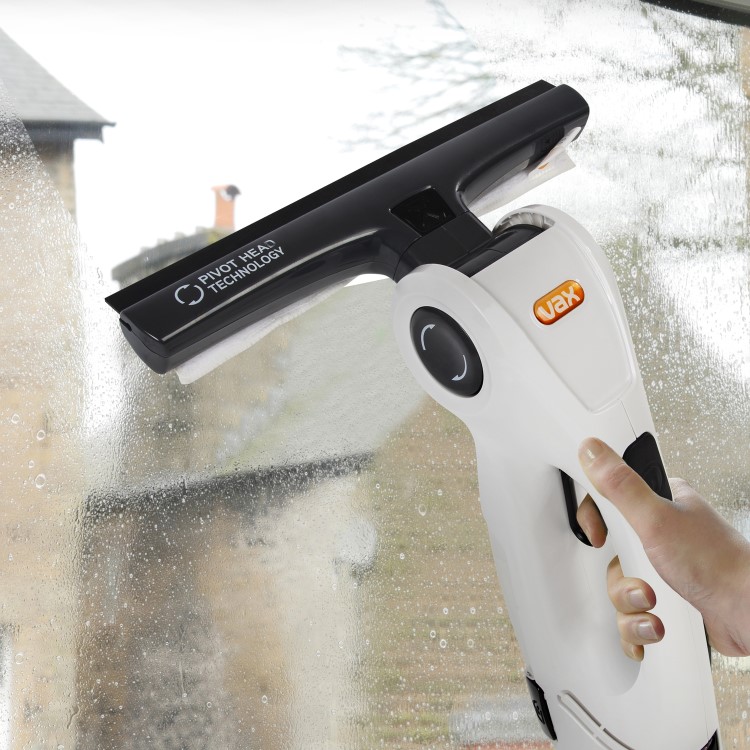 Vax VRS28WV Powermax Spray & Vac Handheld Window Cleaner - Grey & White