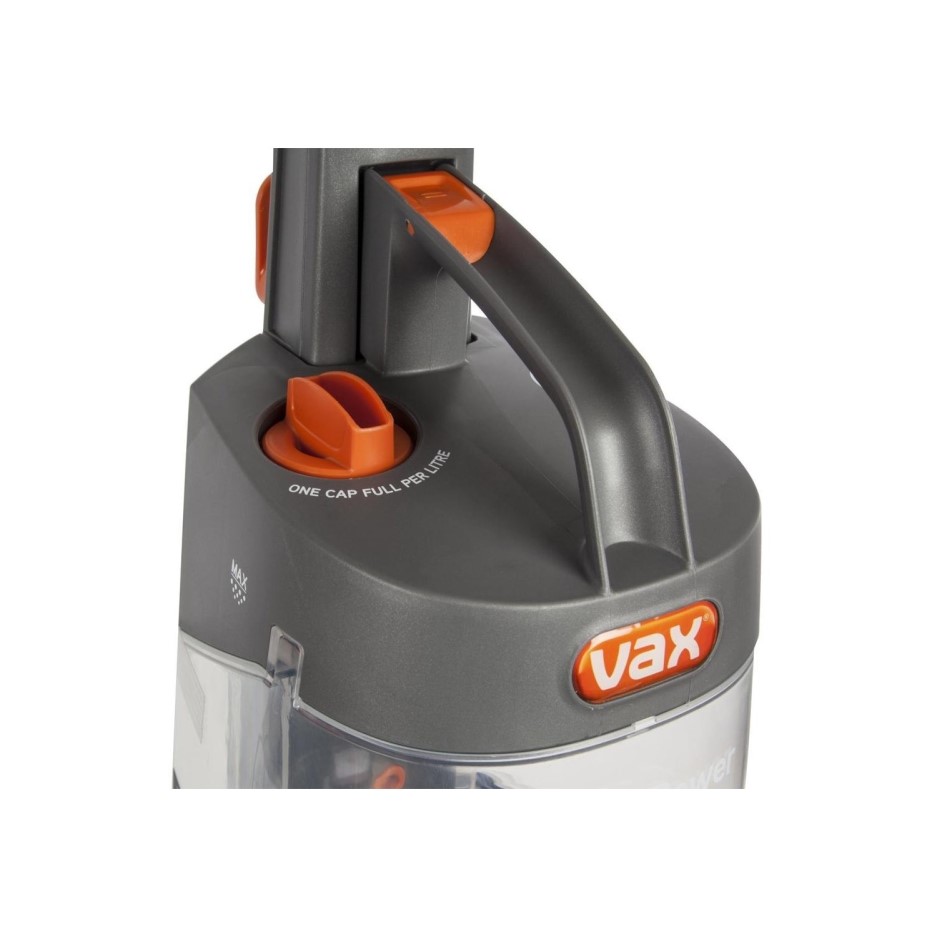 Vax VRS801 W66DDB Dual Power Max Upright Carpet Cleaner Grey & Orange