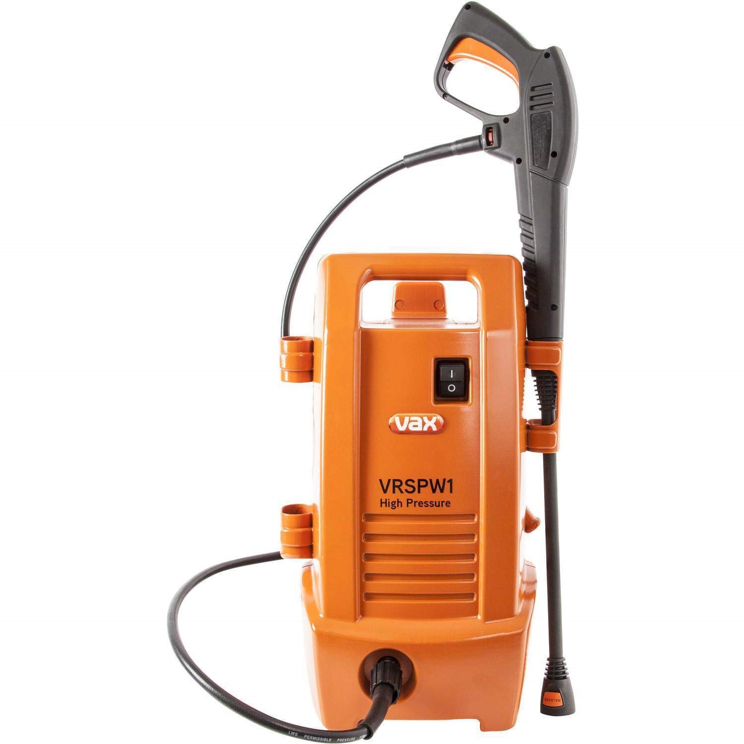 Vax VRSPW1 1700W Car & Patio Pressure Washer Orange Appliances Direct
