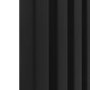 Ravello Midnight Black Vertical Square Designer Radiator 1800x450mm Single Panel 3618 BTU