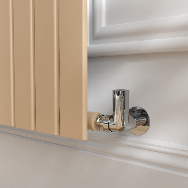 Riace Elk brown Vertical Flat Designer Radiator 1600x272mm Single Panel 1628 BTU