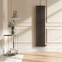 Sorrento Russet Vertical Oval Designer Radiator 1600x354mm Single Panel 2282 BTU