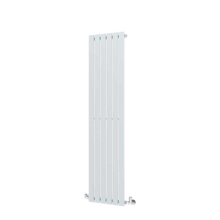 Riace Salt & Pepper Vertical Flat Designer Radiator 1600x408mm Single Panel 2442 BTU
