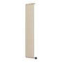 Beige grey Vertical Smart Electric Radiator with Wi-Fi Thermostat - 2x1KW - H1800xW354 - Bathroom Safe