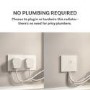 White Vertical Smart Electric Radiator with Wi-Fi Thermostat - 2kW - H1800xW354mm - Bathroom Safe