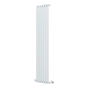 Sorrento Salt & Pepper Vertical Oval Designer Radiator 1800x354mm Single Panel 2530 BTU