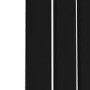 Riace Midnight Black Vertical Flat Designer Radiator 1600x544mm Single Panel 3256 BTU