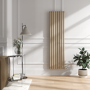 Cleopatra Vertical Smart Electric Radiator with Wi-Fi Thermostat - 2x1.2KW - H1800xW472 - Bathroom Safe