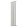 Sorrento Smoked Stone Vertical Oval Designer Radiator 1800x472mm Single Panel 3373 BTU