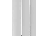 Specchio White Vertical Oval Designer Radiator with Mirror 1800x500mm Single Panel 2680 BTU