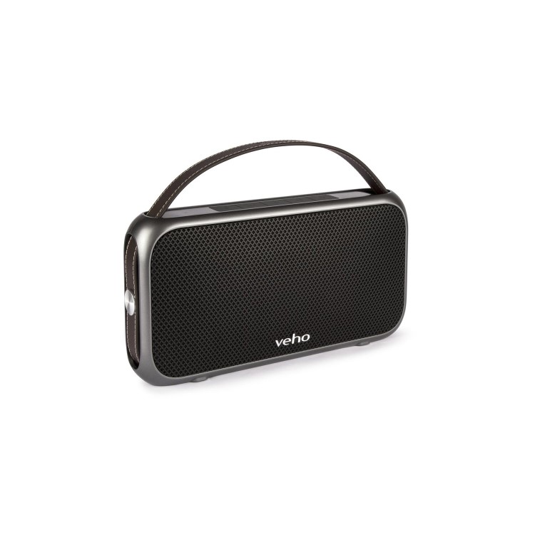 Veho M7 Water Resistant Bluetooth Speaker with Built-in Power Bank - Black