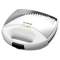 Breville VST027 2 Slice Sandwich Toaster White & Stainless Steel