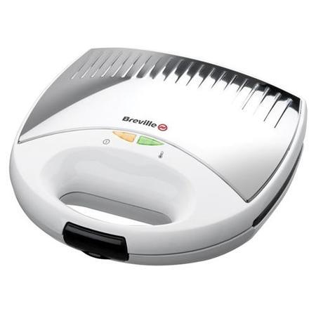 Breville VST027 2 Slice Sandwich Toaster White & Stainless Steel