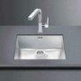 GRADE A1 - Smeg VSTQ50-2 Quadra Single Bowl Undermount Stainless Steel Sink