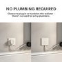 ElectriQ Designer Chrome Flat Panel Towel Rail - 400W with Wifi Thermostat - H1200xW500mm - IPX4 Bathroom Safe