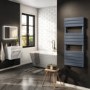 Anthracite Flat Panel Smart Electric Towel Radiator with Wi-Fi Thermostat - 1kW - H1200xW500mm - Bathroom Safe
