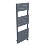 electriQ Flat Panel Electric Towel Radiator H1200xW500mm - Grey