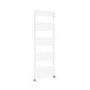 Riace White Vertical Flat Towel Radiator 1600x600mm Single Panel 2742 BTU