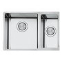 Smeg 1 ¾ Stainless Steel Chrome Kitchen Sink – VSTR3418-2 Mira