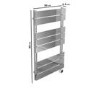 electriQ Flat Panel Electric Towel Radiator H800xW500mm - Chrome