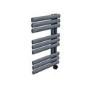 Anthracite Smart Electric Towel Radiator with Wi-Fi Thermostat - 0.6kW - H650xW450mm - Bathroom Safe