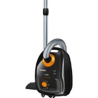 Siemens VSZ4GXTMGB Xtreme Cylinder Vacuum Cleaner With Ultra HEPA Filtration - Black And Orange