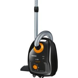 Siemens VSZ4GXTMGB Xtreme Cylinder Vacuum Cleaner With Ultra HEPA Filtration - Black And Orange