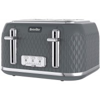Breville Curve 4 Slice Toaster - Grey