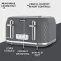 Breville Curve 4 Slice Toaster - Grey