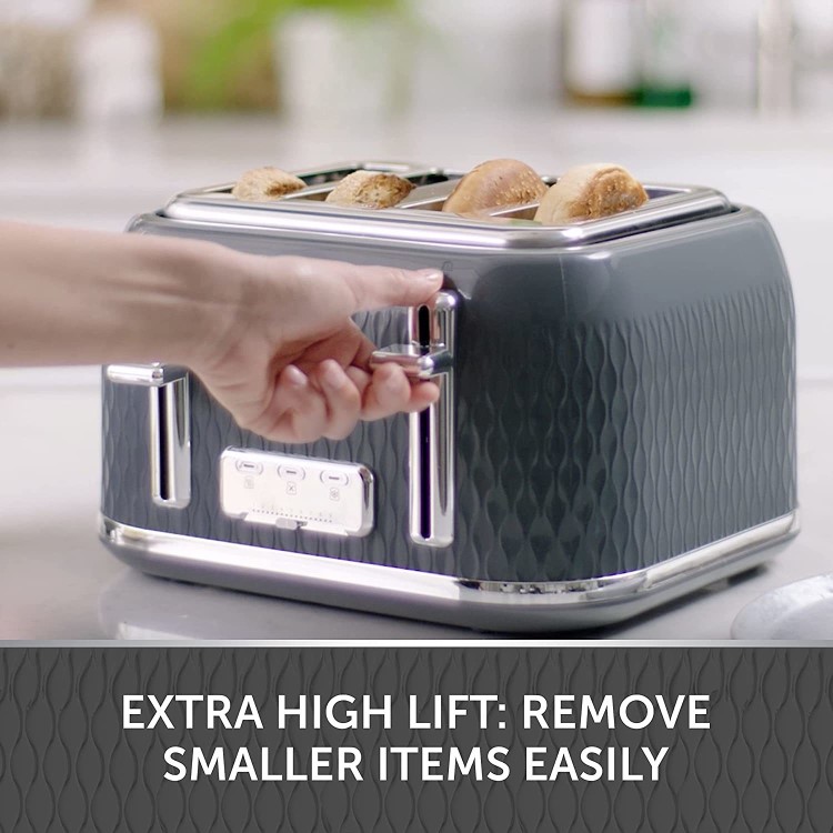 Breville Curve 4 Slice Toaster - Grey