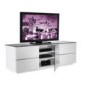 UKCF London Gloss White TV Cabinet - Up to 60 Inch - FULLY ASSEMBLED