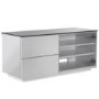 UKCF Paris Gloss White TV Cabinet - Up to 42 Inch