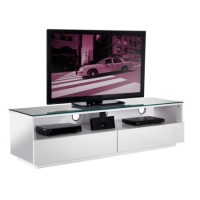 UKCF New York Gloss White TV Cabinet - Up to 55 Inch