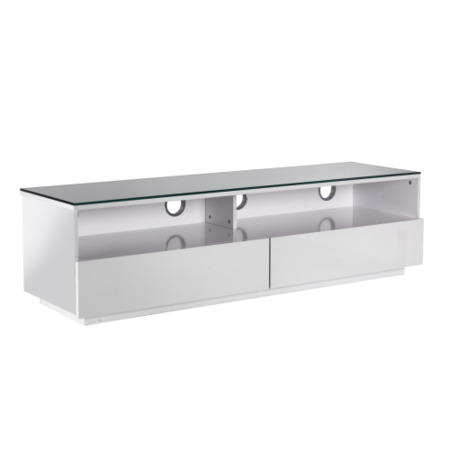 UKCF New York Gloss White TV Cabinet - Up to 55 Inch