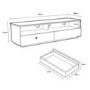 UKCF New York Gloss White TV Cabinet - Up to 55 Inch