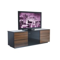 UKCF London Gloss Walnut TV Cabinet - Up to 60 Inch