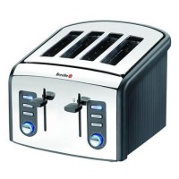 Breville VTT215 Mm Polished Stainless Steel 4 Slice Toaster