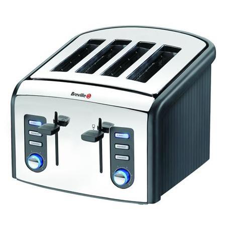 Breville VTT215 Mm Polished Stainless Steel 4 Slice Toaster