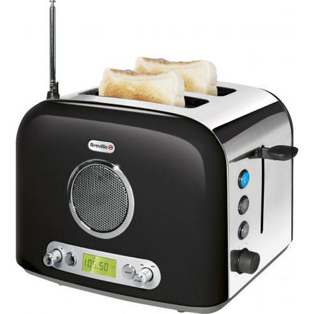 Breville VTT296 Black 2 Slice Radio Toaster