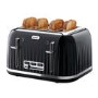 GRADE A1 - Breville VTT476 Impressions 4 Slice Toaster - Black