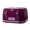 Breville VTT634 Impressions Textured 4 Slice Toaster - Purple