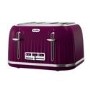 Breville VTT634 Impressions Textured 4 Slice Toaster - Purple