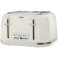 GRADE A1 - Breville VTT702 Impressions 4 Slice Toaster - Cream